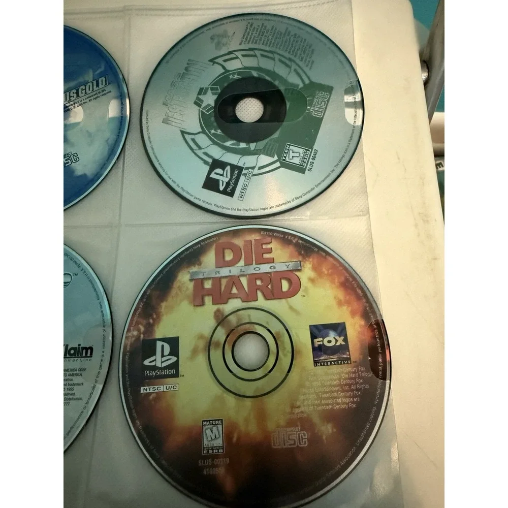 Lot of 4 PlayStation Games (PS1) Various Titles- Disc‎ Only, Untested